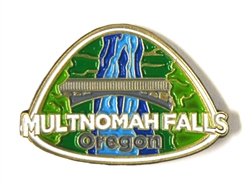 Multnomah Falls Lapel Pin