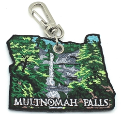 MF Embroidered Key Clip