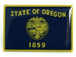 State of Oregon Flag Lapel Pin