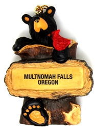 Bear With Bird Ornament