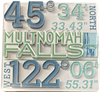 Multnomah Falls 3D Magnet