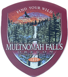 Find Your Wild - Multnomah Falls Sticker