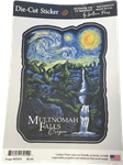 Multnomah Falls Starry Night Sticker