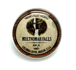 Multnomah Falls Vintage Glass Magnet