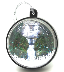 Multnomah Falls Summer Winter Snow Globe Ornament