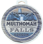 Multnomah Falls Circle Sticker