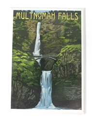 Multnomah Falls Spring Magnet