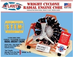 ATLANTIS MODEL COMPANY ... WRIGHT CYCLONE 9 RADIAL ENGINE STEM 1:12