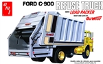 AMT ... FORD C-600 GAR WOOD LOAD PACKER GARBAGE TRUCK 1/25