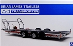 AOSHIMA ... BRIAN JAMES A4 AUTO TRANSPORTER TRAILER 1/24