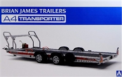 AOSHIMA ... BRIAN JAMES A4 AUTO TRANSPORTER TRAILER 1/24