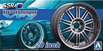 AOSHIMA ... SSR PROFESSOR VF1 20" TIRE & WHEEL SET (4) 1/24