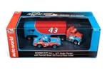 AUTO WORLD ... RICHARD PETTY `72 DODGE CHARGER & PETERBILT 359 RACE TRAILER