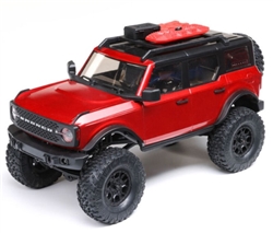 AXIAL MOTORS ... SCX24 2021 FORD BRONCO RED 4WD TRUCK RTR 1/24