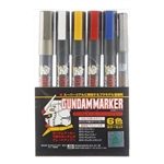 BANDAI GUNDAM ... GUNDAM MARKER BASIC SET OF 6