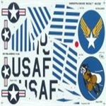 BARE METAL FOIL 4853... USAF Skyblazers F-84E/G. 1/48