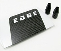 EDGE ROTOR BLADES LE833... TAIL PADDLES 83mm 4mm HOLE CF