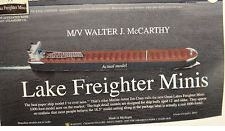 LAKE FREIGHTER MINIS LLC ... WALTER J McCARTHY