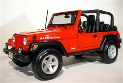 MAISTO ... JEEP WRANGLER RUBICON (RED) (D) 1/18