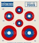 MAJOR DECALS 7005PS... AMERICAN WWI 1/12 SCALE     PS