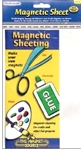 MAGNET SOURCE 7014... 5" X 8" FLEXIBLE MAGNETIC SHEET W/ADHESIVE