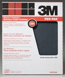 3M CO. ... SANDPAPER WET OR DRY 220 GRIT