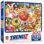 MASTER PIECE PUZZLE ... TRENDZ FUNNY FACE FOOD COLLAGE EZGRIP PUZZLE