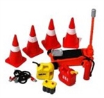 PHOENIX TOYS ... ROADSIDE ACC CONES/JACK/CABLES/GAS/OIL CONTAINE 1/24