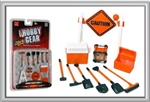 PHOENIX TOYS ... CAUTION SIGN, TOOL BOX, COOLER, GENERATOR, SHOVELS, BROOM,