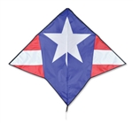 PREMIER KITES & DESIGNS ... PATRIOTIC GYRO DELTA POLYESTER KITE 58"X44"