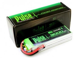 PULSE BATTERY 353004... LIPO 3000mah 4-CELL 14.8V 35C