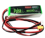 PULSE BATTERY 003... 2100MAH 3S 9.9V 25C RECEIVER LIFEPO4 BATTERY - XT60