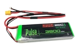 PULSE BATTERY 002... 3800MAH 2S 6.6V 25C RECEIVER LIFEPO4 BATTERY - XT60