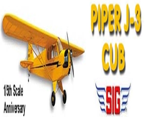 SIG RC82... PIPER CUB 84.5" W/S