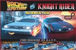 SCALEXTRIC ... 1980S TV - BACK TO THE FUTURE VS KNIGHT RIDER RACE SET