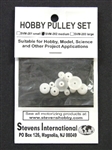 STEVEN'S INTERNATIONAL ... ASSORTED MEDIUM PLASTIC PULLEY SET (1.9MM ID) (10PCS)