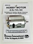 STEVEN'S INTERNATIONAL ... 4.5 TO 12V DC SMALL ELECTRIC MOTOR ROUND CAN FOR HIGH ENDURA
