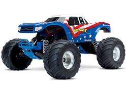 TRAXXAS B... BIGFOOT RTR 2WD 1/10 2.4ghz RED/WHITE/BLUE