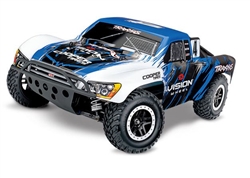 TRAXXAS SN... SLASH 4X4 BRUSHLESS W/ TSM VISION BLUE/WHITE