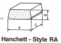 RA-1-1/2 - Brown/Gray (Vitrified) - 46 Grit