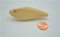 3.0" Flat Sided Lipless CrankBait Wood Body  (1/2" thick)