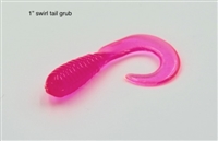 1" and 3/4" mini Curl Tail Grubs | Soft Plastic