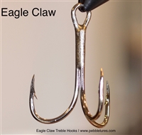 Super Eagle claw 375 treble hooks