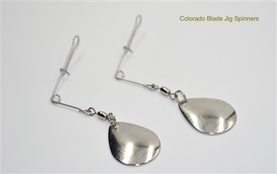 Colorado Blade Plain Metal Jig Spinners | 8 per pack