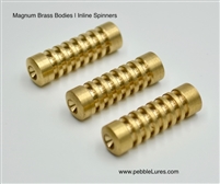 Magnum Brass Lure Bodies for Inline Spinners