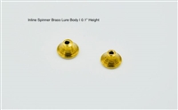InLine Spinner Lure Shaft Brass Body (0.1")