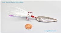 2.25" Buck Tail Casting Fishing Spoon