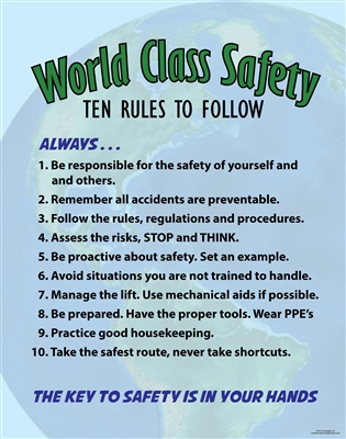 WORLD CLASS SAFETY (Ten Rules)