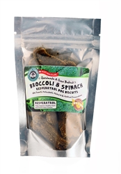 Broccoli and Spinach Resveratrol Dog biscuits
