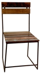 Colton Iron Wood Slat Chair